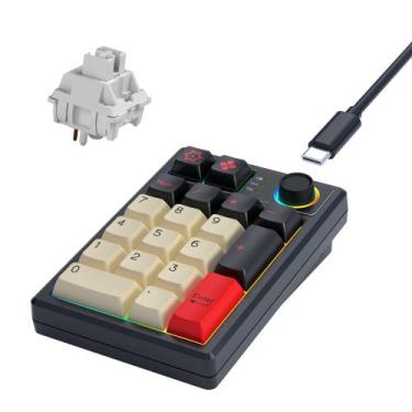 Imagem de Teclado numérico sem fio KEYCOOL K19 Bluetooth 5.0/2.4GHz