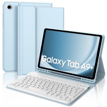 Imagem de Capa de teclado BORIYUAN para Samsung Galaxy Tab A9+ 11 5G 2023