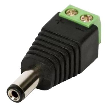 Imagem de Conector para Fita LED P4 Macho com Borne - LED e CFTV - Ledsafe