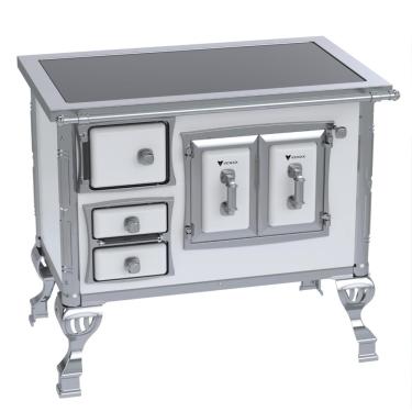 Imagem de Fogao a Lenha Venax GII n 1 Sec XVIII Premium Branco SD