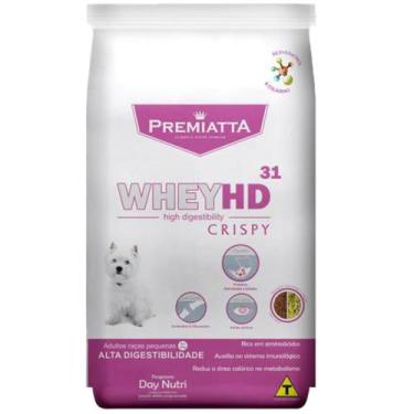 Imagem de Premiatta Whey HD Crispy 6kg cães adultos sabor Frango desfiado e Sals