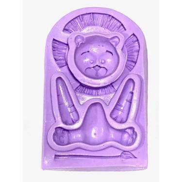 Imagem de F1577 molde de silicone leão confeitaria biscuit - confeitaria dos mol