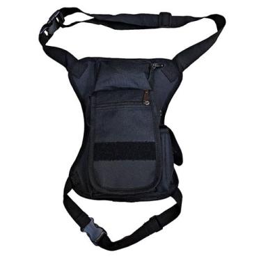 Imagem de Pochete Cartucheira Perna Masculina Feminina unissex Motoboy Camping R