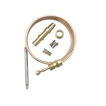 Imagem de ActyGo Conjunto de adaptador de termopar de forno aquecedor de substituição universal 91,4 cm de comprimento 91,4 cm de comprimento 1220 mm 20-30 mv 1980-036 serve para Robertshaw Blodgett Montague