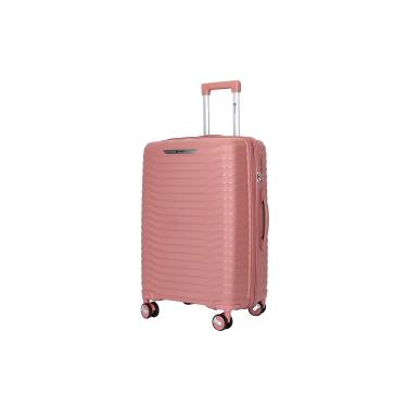 Imagem de Mala Travelux Scuol Pequena 10 Kg Rosa - Expansível e Cadeado TSA
