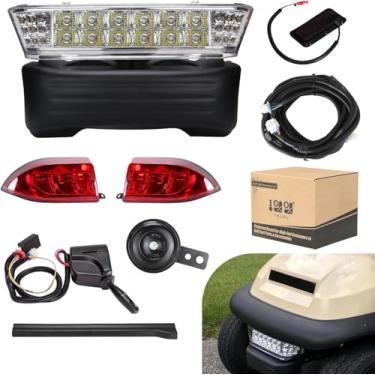 Imagem de 10L0L Kit de luz LED de carrinho de golfe (12V) para Club Car Precedent G&E (2004 UP), farol traseiro de luxo com setas, pisca-pisca de perigo, buzina e freio