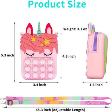 Imagem de Saco de bolsa pop Fidget Brinquedos para mulheres meninas, push bolha 