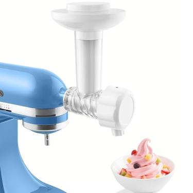 Imagem de Acessório de sorvete de frutas congeladas para batedeira KitchenAid, fabricante de sobremesas de frutas naturais, máquina de iogurte congelado, máquina de servir frutas congeladas