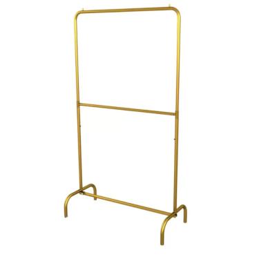 Imagem de Arara Cabideiro Dupla De Chão Desmontável - Loja ou Closet 60cm 