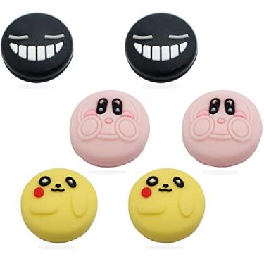 Imagem de MatoSan® Tampas de joystick compatíveis com Switch Joy Con Grip Thumbstick Grip Switch Lite OLED Acessórios de aperto de polegar Tampas de polegar