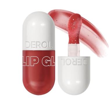 Imagem de Honeyouth Lip Plumper Framboesa (0,19 Fl. Oz.) Óleo labial natural brilho labial 2 em 1 sérum para lábios bonitos e cheios, hidratante e reduz linhas finas, pêssego