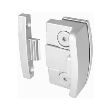 Imagem de Fechadura Janela Correr Vidro Alvenaria Batefecha Cinzafosco