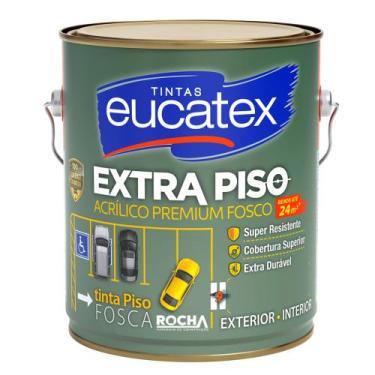 Imagem de Tinta Extra Piso Garagem Calçada 3,6L Eucatex - Branco