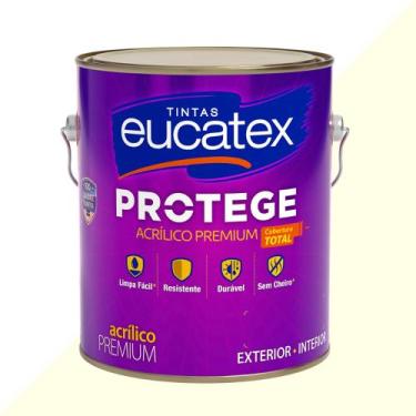 Imagem de Tinta Acrilica Lavavel Protege Sem Cheiro - 3,6L Eucatex, Algodão Egip