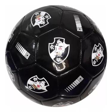 Imagem de Bola Futebol de Campo do Vasco da Gama Escudos Preta - Oficial