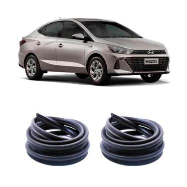 Imagem de Par borracha porta lateral hyundai hb20s qualidade original - CenterFl