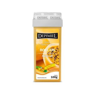 Imagem de Cera Depilatória Roll On Depimiel Maracujá Refil 100G