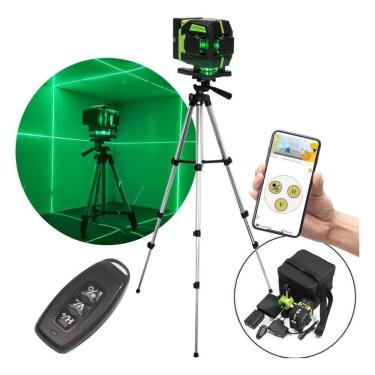 Imagem de 2X Nível Laser Verde Recarregável Com Tripé 2 Baterias