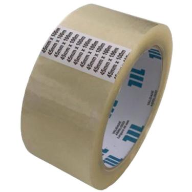 Imagem de Fita Adesiva Transparente 45X100 Durex Largo - Kit 3 Rolos