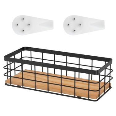 Imagem de Cesta de armazenamento de metal, cesta de metal retangular, cesta de banheiro, cesta de armazenamento de arame, cesta decorativa de papel higiênico, cesta de banheiro versátil para banheiro, cozinha