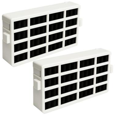 Imagem de 2 Filtro de Geladeira compatível com Consul Bem Estar - Antiodor, Desodorizador e Antibactéria - Modelos CRM45, CRM47, CRM49, CRM50, CRM51, CRM52, CRM55, CRM56 - Cor Branco