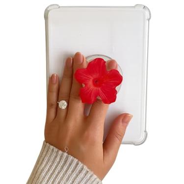 Imagem de VJQ Suporte para Kindle com flores, suporte dobrável para leitores de celular, acessórios para Kindle, presentes para amantes de livros