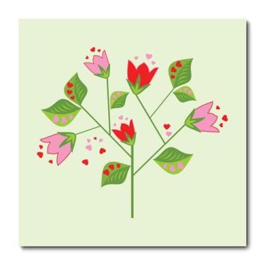 Imagem de Placa Decorativa - Flor - Infantil - 1001plmk - Allodi