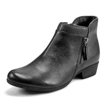 Imagem de Rockport Bota feminina Carly Bootie, Couro preto, 11