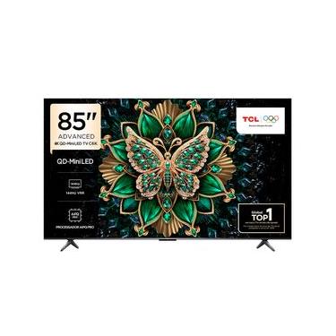 Imagem de Smart TV 4K TCL QD-Mini LED 85” Polegadas com HDMI 2.1, Dolby Vision IQ, Subwoofer, 144Hz VRR e Wi-Fi - 85C6K