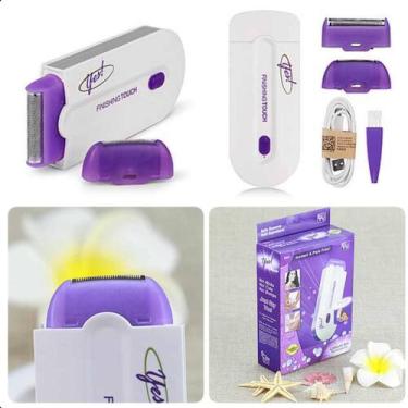 Imagem de Depilador Feminino USB Indolor Sem Fio - ASAF