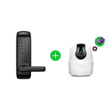 Imagem de Kit Fechadura Inteligente MFV 3000 com Câmera Visão 360 IME 360 3MP - 