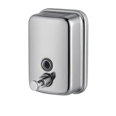 Imagem de Dispenser de álcool gel-sabonete em Inox 500ml - Construinox