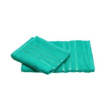 Imagem de Toalha De Banho Avulsa 68X130Cm 100% Algodão-Verde Esmeralda