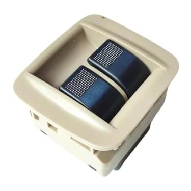 Imagem de 1 peça interruptor de janela elétrica bege console central compatível para 1999-2000 compatível para Mazda Miata NC11-66-350B-80 acessórios para carro peças interruptores controlador(Left)