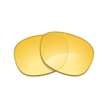 Imagem de Alphax Lentes de reposição Tracer Yellow não polarizadas para óculos de sol Ray Ban Jack RB3565 55 mm