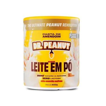Imagem de Pasta de Amendoim (600g) - Sabor: Leite em Pó - Dr Peanut