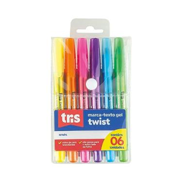 Imagem de Marca Texto Tris Gel Twist 6 Cores