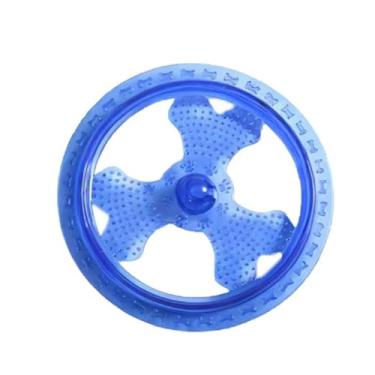 Imagem de RSSLygaeonix 1 pacote de brinquedos para cães, disco voador para cães (azul)
