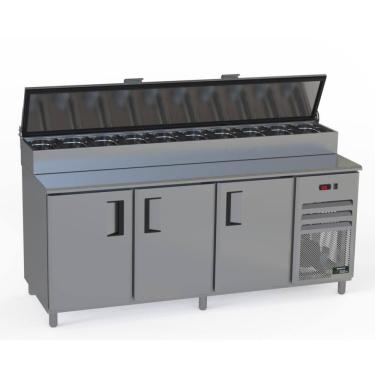 Imagem de Balcão Condimentador Sobreposto Refrigerado Venâncio 200cm Linha Prime Inox 220V PCFRHP20-39963