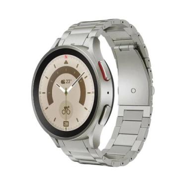 Imagem de Pulseira De Metal De Titânio Para Samsung Galaxy Watch 7 6 5 4 Classic