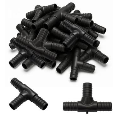 Imagem de Kit 30 Conectores Te 5,5x3mm Irrigação Horta Jardim e Estufas - Durabi