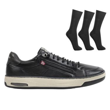 Imagem de Kit Sapatênis Ferracini Angra Masculino + 3 Pares de Meias