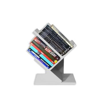 Imagem de Organizador de Livros, Livreiro Estante Suporte Prateleira para Livros Revistas Mdf, 40cm(BRANCO)