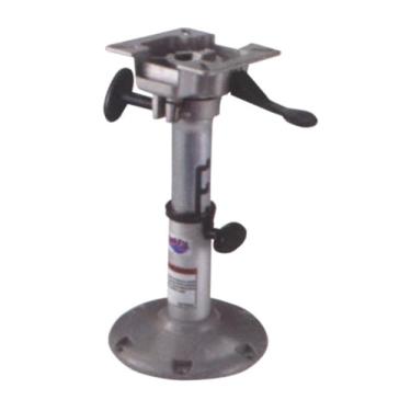 Imagem de attwood 2385405 LakeSport Série 238 Pedestal de assento com suporte de assento – Manualmente ajustável, J-Slot de 31,5 a 39,3 cm