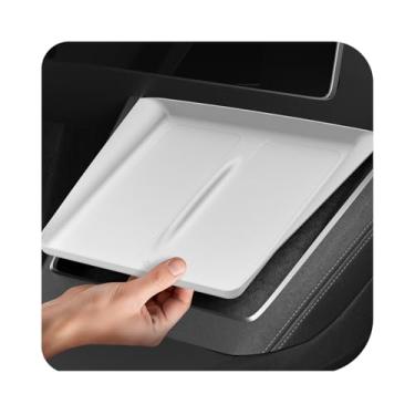 Imagem de Spigen Capa protetora de silicone sem fio para Tesla Model Y Juniper - Branca