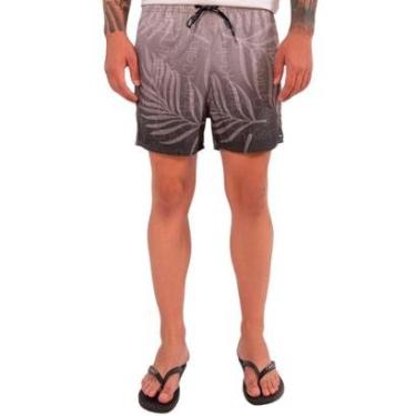Imagem de Short Calvin Klein Swimwear Masculino D'Água Logo Degradê Cáqui-Masculino