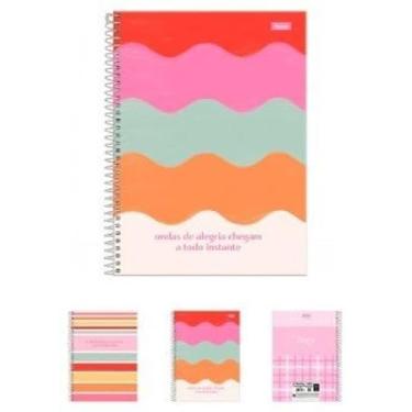 Imagem de Caderno C/D 01 Matéria Diz Aí 80 Folhas Foroni Capa Sortida