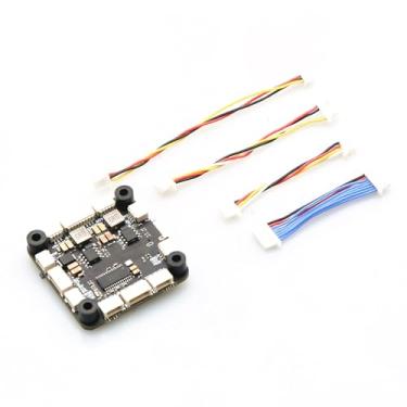 Imagem de Kavolet Controlador de Vôo Compacto F722 FC 3-8S Lipo 5V / 10V Dual BEC Com 80A 4 Em 1 BLheliS ESC - Ideal para FPV Freestyle Racing Quadcopter, Fácil Manutenção (Preto #-1)