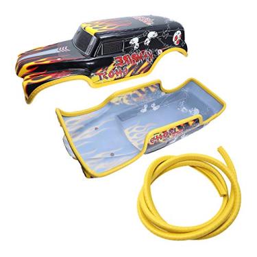 Imagem de Tira de reforço de proteção de borda REhobby para carro ou caminhão de controle remoto escala 1/10 Traxxas TRX-4 Axial SCX10 (amarelo)