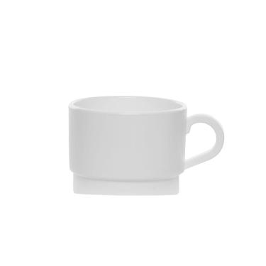 Imagem de Xícara Para Chá 250ml Branca Em Policarbonato Linha Profissional Cook Vem